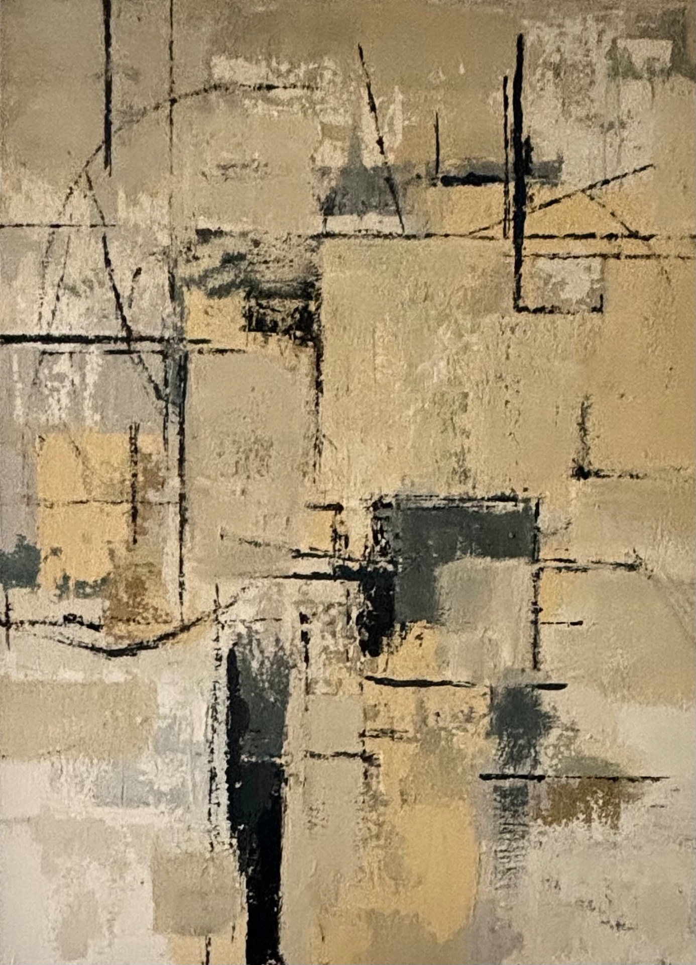 Solider — Sandtonige Struktur mit Linien